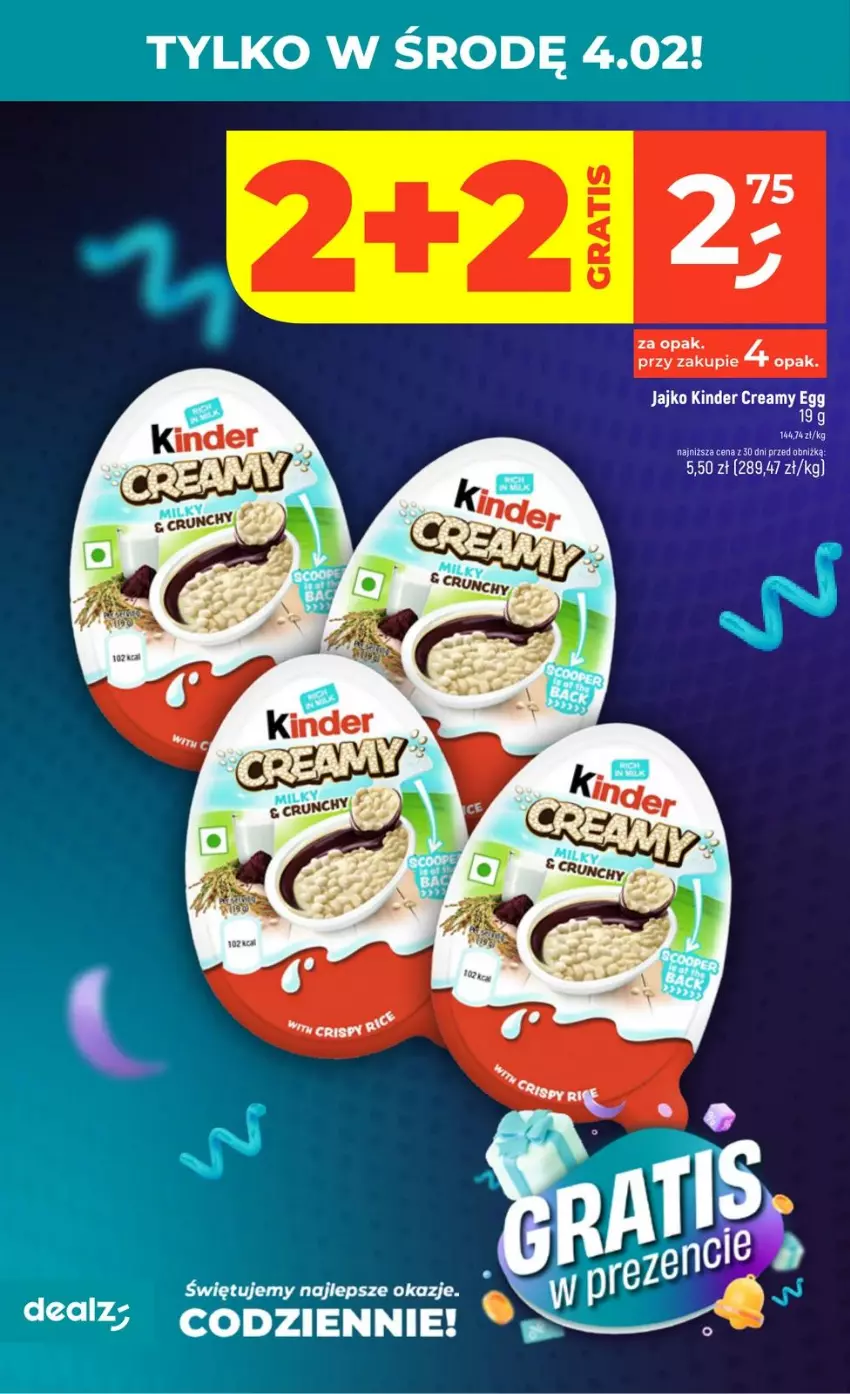 Gazetka promocyjna Dealz - GRATIS W PREZENCIE - ważna 02.02 do 04.02.2026 - strona 4 - produkty: Kinder