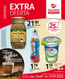 Gazetka promocyjna Selgros - Extra Oferta - Gazetka - ważna od 27.07 do 27.07.2022 - strona 1 - produkty: Piec, Jogurt naturalny, Kawa rozpuszczalna, Jogurt, Kawa, Napoje, Tran, Kubuś Waterrr, Kubuś, Jacobs, LG, Fa