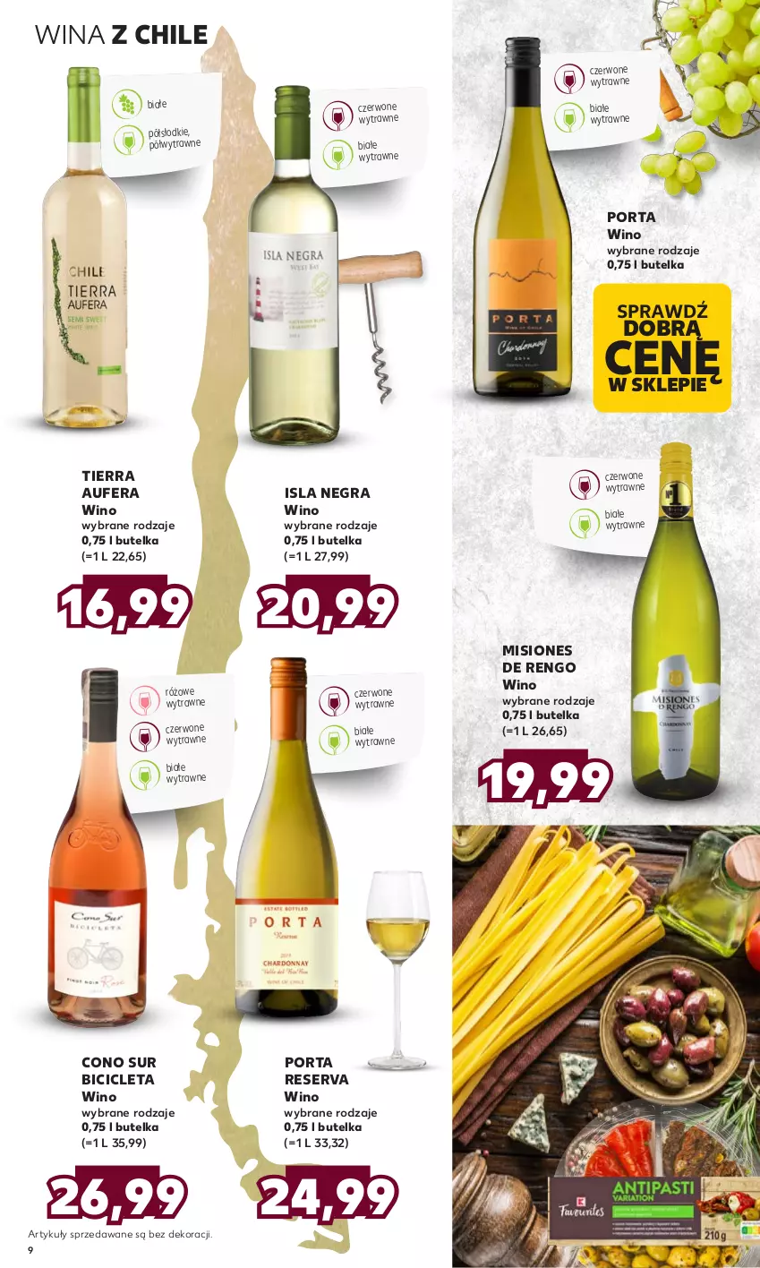 Gazetka promocyjna Kaufland - Barek Kauflandu - ważna 21.09 do 04.10.2023 - strona 9 - produkty: BIC, Gra, Isla, Por, Ser, Wino, Wino czerwone