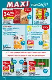 Gazetka promocyjna Auchan - Gazetka Ceny w dół Część 3 Hipermarket Auchan - Gazetka - ważna od 24.01 do 24.01.2024 - strona 12 - produkty: Piwa, Piwo, Sok pomarańczowy, Earl Grey, Sok, Gra, Praliny, Lindor, Lipton, Olej rzepakowy, Herbata, Olej, Lindt