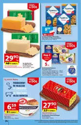 Gazetka promocyjna Auchan - Gazetka Ceny w dół Część 3 Hipermarket Auchan - Gazetka - ważna od 24.01 do 24.01.2024 - strona 24 - produkty: Mozzarella, Cheddar, Ser, Królewski, Mascarpone, Serek, Hochland