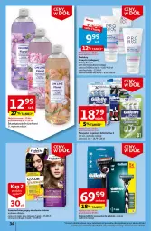 Gazetka promocyjna Auchan - Gazetka Ceny w dół Część 3 Hipermarket Auchan - Gazetka - ważna od 24.01 do 24.01.2024 - strona 34 - produkty: Palette, Por, Szynka, Szampon, Peeling, Gillette, Maszynka, Maszynka do golenia, Flora