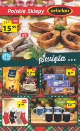 Gazetka promocyjna Arhelan - Gazetka - Gazetka - ważna od 11.12 do 11.12.2022 - strona 1 - produkty: Tchibo, Kawa, Karp, Tusz, Czekolada, Kubek, Milka, Fa