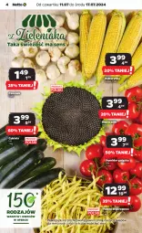 Gazetka promocyjna Netto - Od Czwartku - Gazetka - ważna od 17.07 do 17.07.2024 - strona 4 - produkty: Czosnek, Fasola, Fasola szparagowa, Kukurydza, Fa