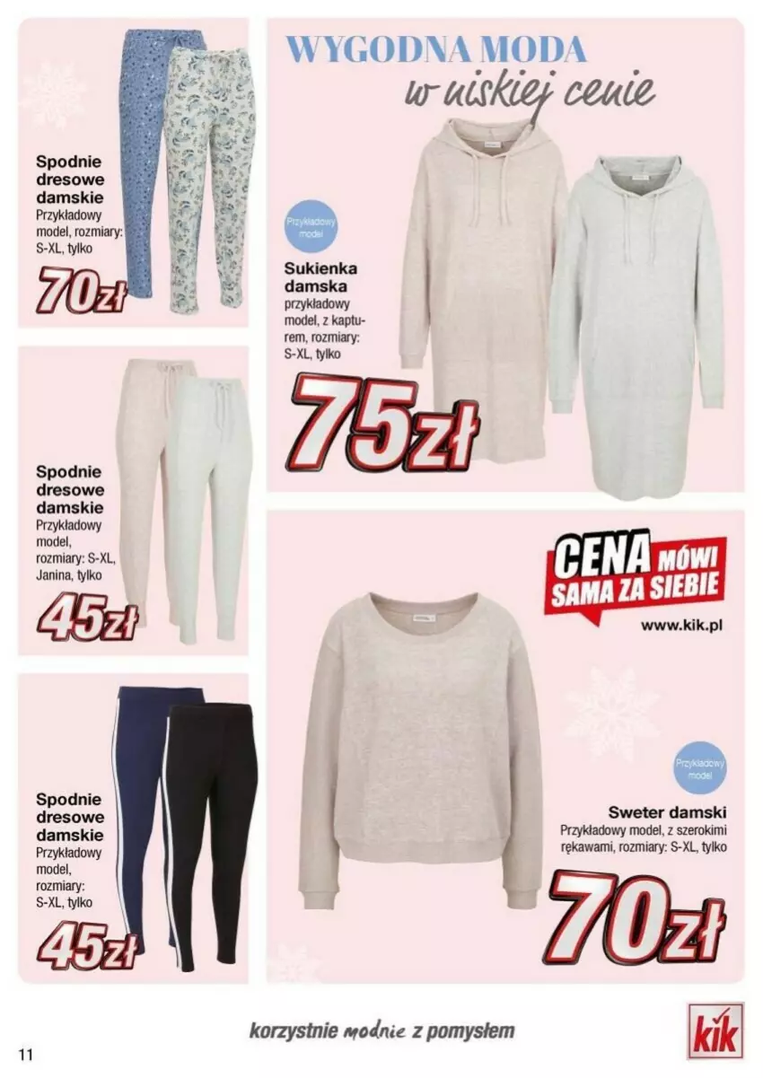 Gazetka promocyjna Kik - ważna 13.11 do 19.11.2023 - strona 3 - produkty: Dres, Fa, Kawa, Moda, Spodnie, Sukienka, Sweter