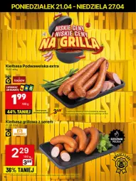 Gazetka promocyjna Delikatesy Centrum - Franczyza DC17 Poniedziałek - Gazetka - ważna od 27.04 do 27.04.2025 - strona 10 - produkty: Ser, Kiełbasa podwawelska, Wawel, Grill, Kiełbasa