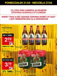 Gazetka promocyjna Delikatesy Centrum - Franczyza DC17 Poniedziałek - Gazetka - ważna od 27.04 do 27.04.2025 - strona 11 - produkty: Piwo, Rum, Harnaś