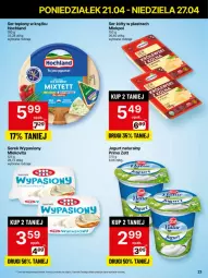 Gazetka promocyjna Delikatesy Centrum - Franczyza DC17 Poniedziałek - Gazetka - ważna od 27.04 do 27.04.2025 - strona 23 - produkty: Jogurt naturalny, Top, Ser, Zott, Jogurt, Keen, Serek, Hochland