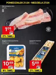Gazetka promocyjna Delikatesy Centrum - Franczyza DC17 Poniedziałek - Gazetka - ważna od 27.04 do 27.04.2025 - strona 28 - produkty: Piec, Glazura, Pur, Filet z mintaja, Zapiekanka, Pieczarka, Morliny, Mintaj, Lazur