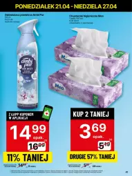 Gazetka promocyjna Delikatesy Centrum - Franczyza DC17 Poniedziałek - Gazetka - ważna od 27.04 do 27.04.2025 - strona 41 - produkty: Rum, Pur, Odświeżacz powietrza, Chusteczki, Ambi Pur