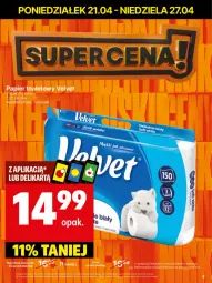 Gazetka promocyjna Delikatesy Centrum - Franczyza DC17 Poniedziałek - Gazetka - ważna od 27.04 do 27.04.2025 - strona 9 - produkty: Rum, Papier, Papier toaletowy, Velvet