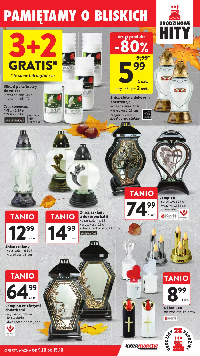 Gazetka promocyjna Intermarche - Gazetka promocyjna - ważna 09.10 do 15.10.2025 - strona 45 - produkty: Gra, Lampion, Ser, Sok, Znicz