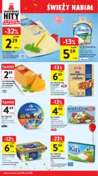 Gazetka promocyjna Intermarche - Gazetka promocyjna - Gazetka - ważna od 15.10 do 15.10.2025 - strona 28 - produkty: Mozzarella, Ser topiony, Maasdam, Cheddar, Top, Sok, Ser, Favita, Sokołów, Mlekovita, Serek, Serek twarogowy, Mimolette, Almette, Mleko, Fa