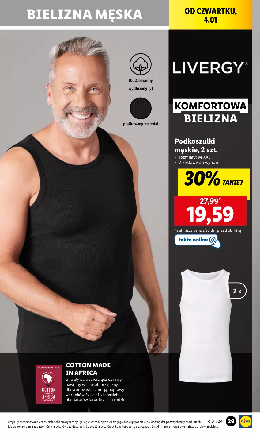 Gazetka promocyjna Lidl - GAZETKA - ważna 02.01 do 05.01.2024 - strona 31 - produkty: Bielizna, Kosz