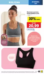 Gazetka promocyjna Lidl - GAZETKA - Gazetka - ważna od 05.01 do 05.01.2024 - strona 13 - produkty: Top, Por, Miseczka, Biustonosz, Rower, Sport, Bielizna