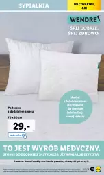 Gazetka promocyjna Lidl - GAZETKA - Gazetka - ważna od 05.01 do 05.01.2024 - strona 33 - produkty: Sypialnia, Poduszka