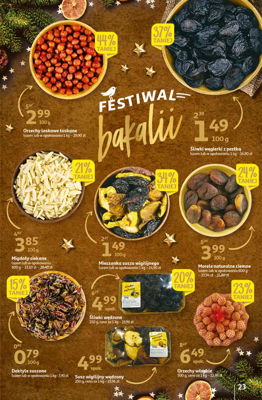 Gazetka promocyjna Auchan - Gazetka Magia Świąt Auchan Hipermarket - ważna 08.12 do 14.12.2022 - strona 23 - produkty: Daktyle