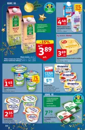 Gazetka promocyjna Auchan - Gazetka Magia Świąt Auchan Hipermarket - Gazetka - ważna od 14.12 do 14.12.2022 - strona 14 - produkty: Serek wiejski, Jogurt naturalny, Ser, Twaróg, Jogurt, Serek, Margaryna, Twaróg półtłusty, Mleko zagęszczone, Danio, Mleko
