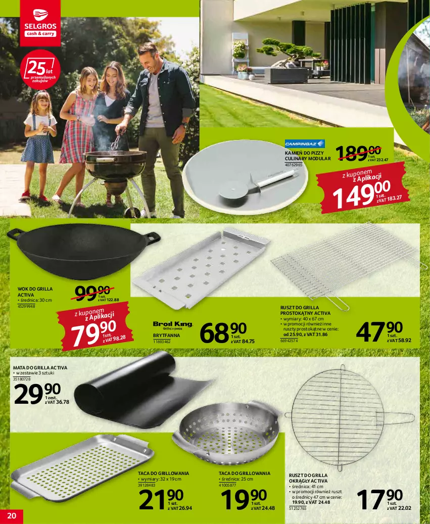 Gazetka promocyjna Selgros - Katalog Grill - ważna 19.04 do 04.05.2022 - strona 20 - produkty: Fa, Grill, Taca