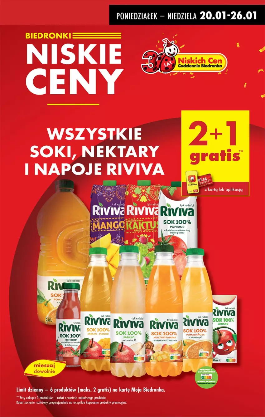 Gazetka promocyjna Biedronka - Od Poniedziałku - ważna 20.01 do 25.01.2025 - strona 11 - produkty: Por, Sok