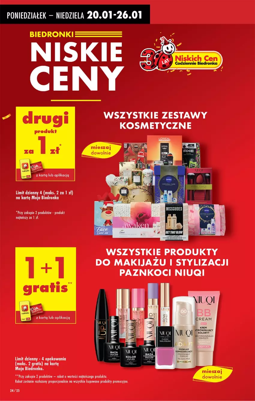 Gazetka promocyjna Biedronka - Od Poniedziałku - ważna 20.01 do 25.01.2025 - strona 24 - produkty: Gra, Koc, Makijaż, Niuqi, Por