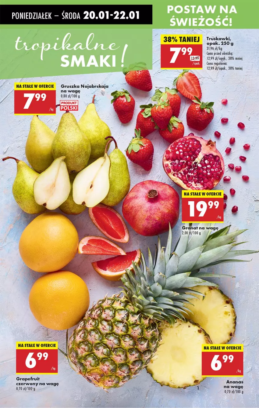 Gazetka promocyjna Biedronka - Od Poniedziałku - ważna 20.01 do 25.01.2025 - strona 31 - produkty: Ananas, Gra, Granat, Truskawki