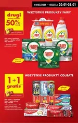 Gazetka promocyjna Biedronka - Od Poniedziałku - Gazetka - ważna od 25.01 do 25.01.2025 - strona 25 - produkty: Por, Gra, Fairy, Colgate, LG, Fa