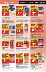 Gazetka promocyjna Biedronka - Od Poniedziałku - Gazetka - ważna od 25.01 do 25.01.2025 - strona 43 - produkty: Piec, Kurczak, Polędwica, Krakus, Parówki sokoliki, Sok, Por, Gra, Salami, Sokołów, Parówki, Tran, Szynka, Tarczyński, Sport, Piers pieczona, Morliny, Boczek, Szynka delikatesowa, Grill, Kiełbasa, Kiełbasa śląska, Fa