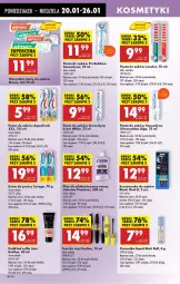 Gazetka promocyjna Biedronka - Od Poniedziałku - Gazetka - ważna od 25.01 do 25.01.2025 - strona 62 - produkty: Corega, Płyn do płukania jamy ustnej, Listerine, Eveline, Bell, Aquafresh, Szczoteczka do zębów, Pasta do zębów, Tusz, Lack, Leon, Lacalut, Płyn do płukania, Elmex, Sensodyne, Szczoteczka, Podkład, LG, Fa