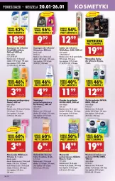 Gazetka promocyjna Biedronka - Od Poniedziałku - Gazetka - ważna od 25.01 do 25.01.2025 - strona 68 - produkty: Balsam po goleniu, Nivea Men, Wellaflex, Pianka do golenia, Wella, Szynka, Schauma, Szampon, Syoss, Gillette, Lakier do włosów, Maszynka, Be Be, Woda, Nivea, Lakier, Fa