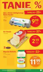 Gazetka promocyjna Delikatesy Centrum - Gazetka DC11 - Gazetka - ważna od 22.03 do 22.03.2023 - strona 3 - produkty: Majonez, Ser, Jaja, Gouda