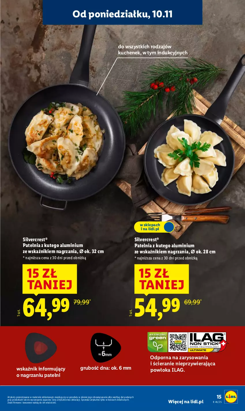 Gazetka promocyjna Lidl - GAZETKA - ważna 10.11 do 15.11.2025 - strona 19 - produkty: Patelnia, Por, Silvercrest