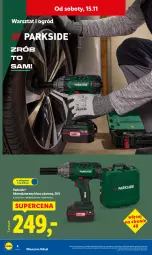 Gazetka promocyjna Lidl - GAZETKA - Gazetka - ważna od 15.11 do 15.11.2025 - strona 4 - produkty: Parkside, Ogród, Klucz udarowy, Akumulator