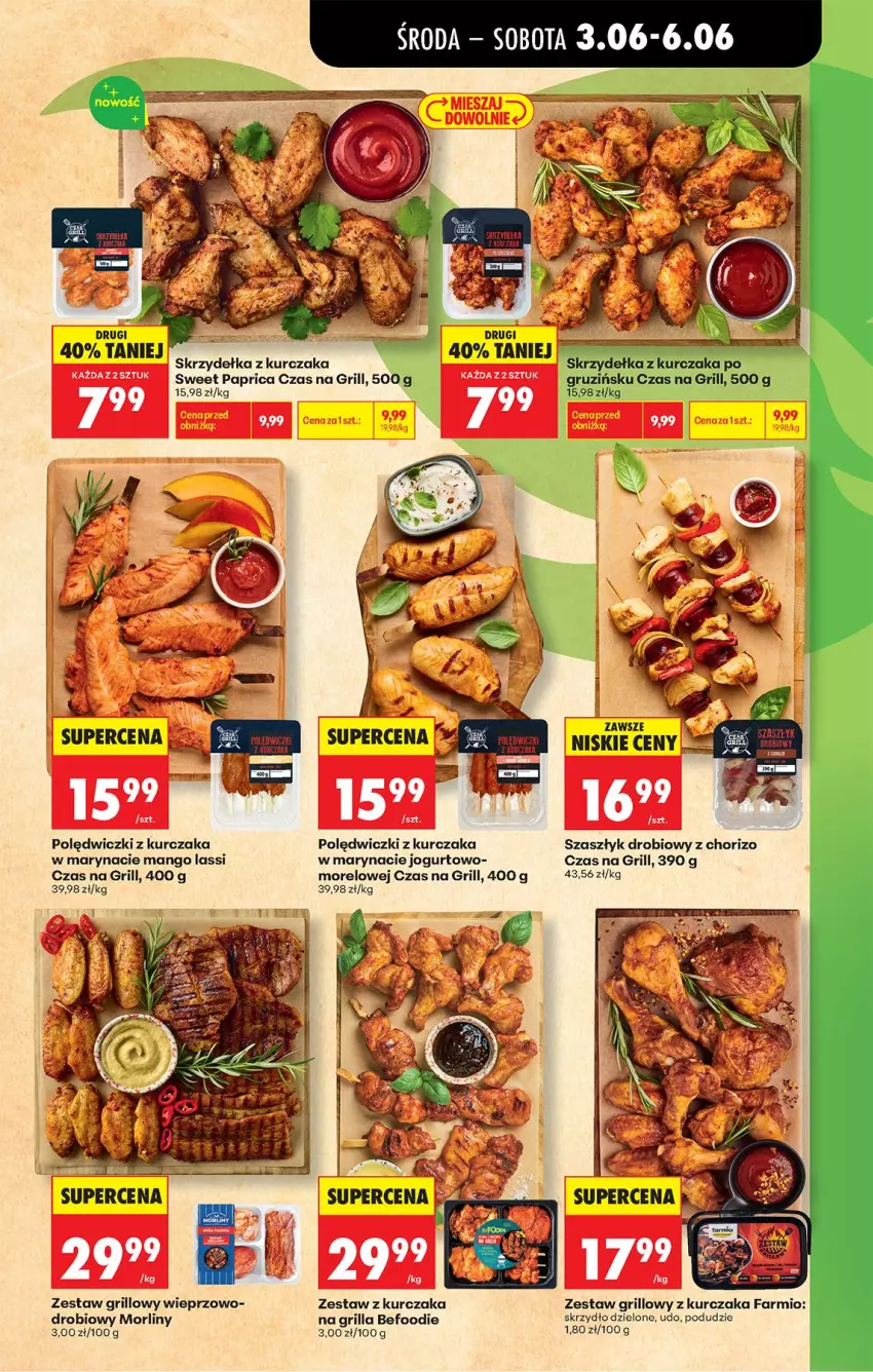 Gazetka promocyjna Biedronka - Od Środy - ważna 03.06 do 04.06.2026 - strona 13 - produkty: Fa, Grill, Jogurt, Kurczak, Mango, Morliny, Polędwiczki z kurczaka, Skrzydełka z kurczaka