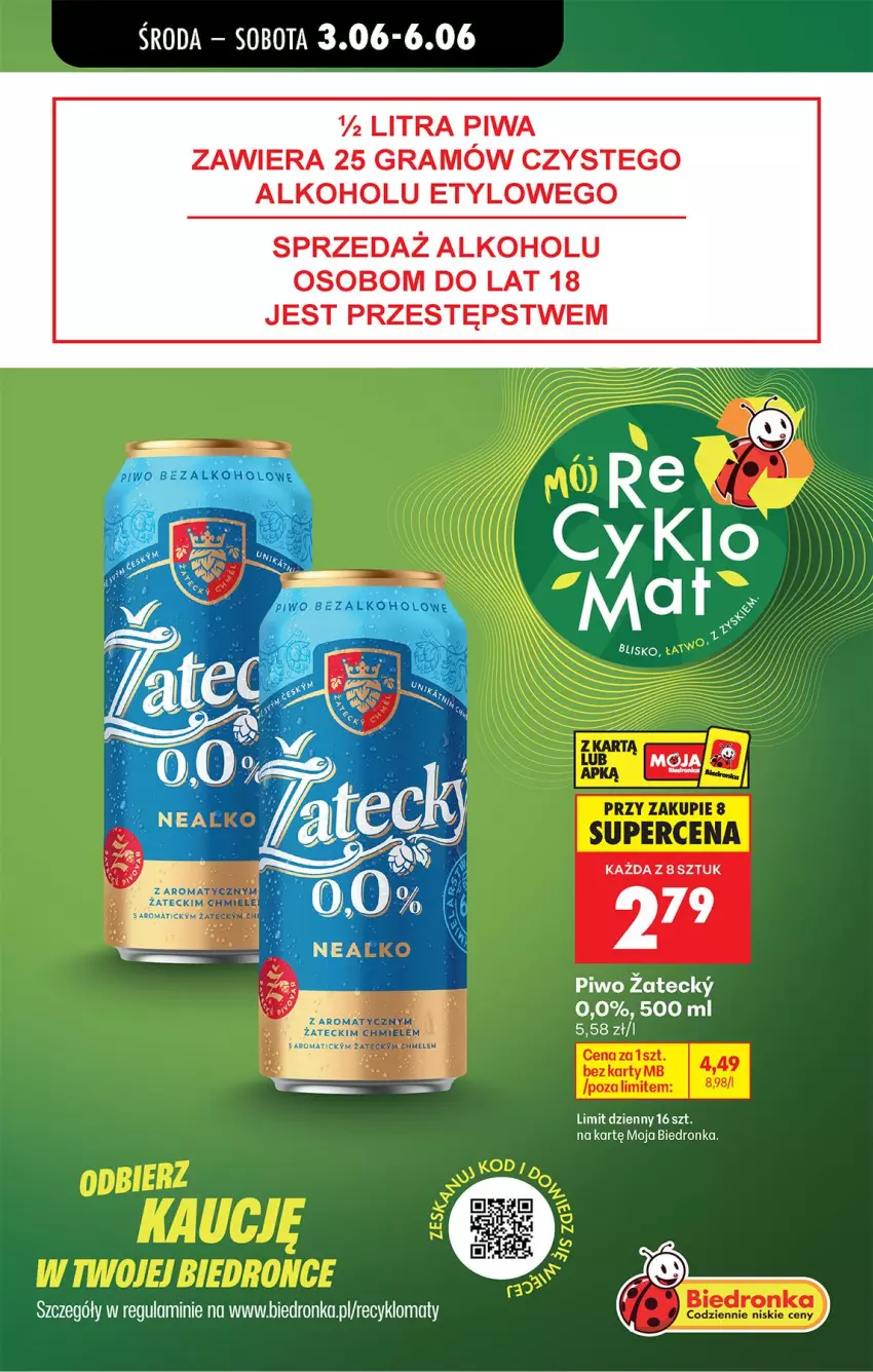 Gazetka promocyjna Biedronka - Od Środy - ważna 03.06 do 04.06.2026 - strona 18 - produkty: Gra, Olej, Piwa, Piwo