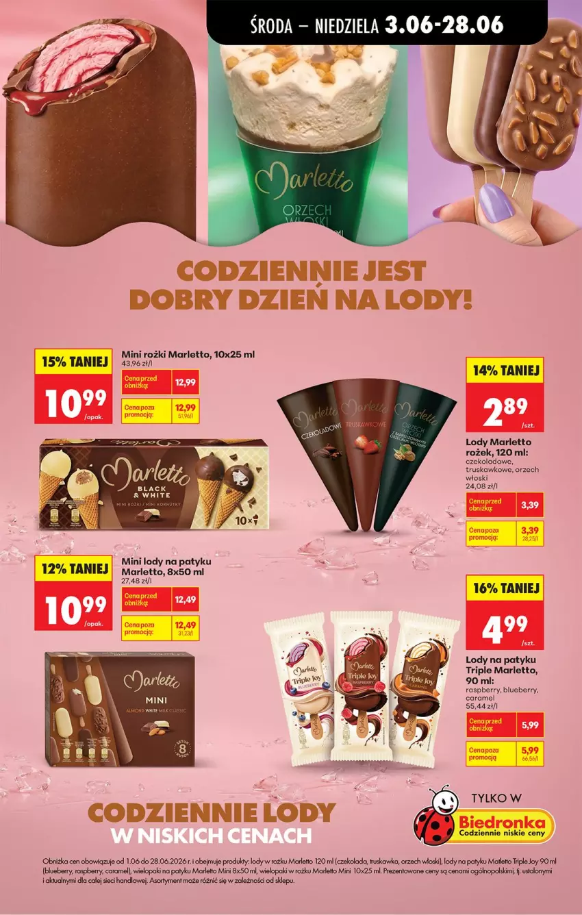 Gazetka promocyjna Biedronka - Od Środy - ważna 03.06 do 04.06.2026 - strona 21 - produkty: Czekolada, Lack, Lody