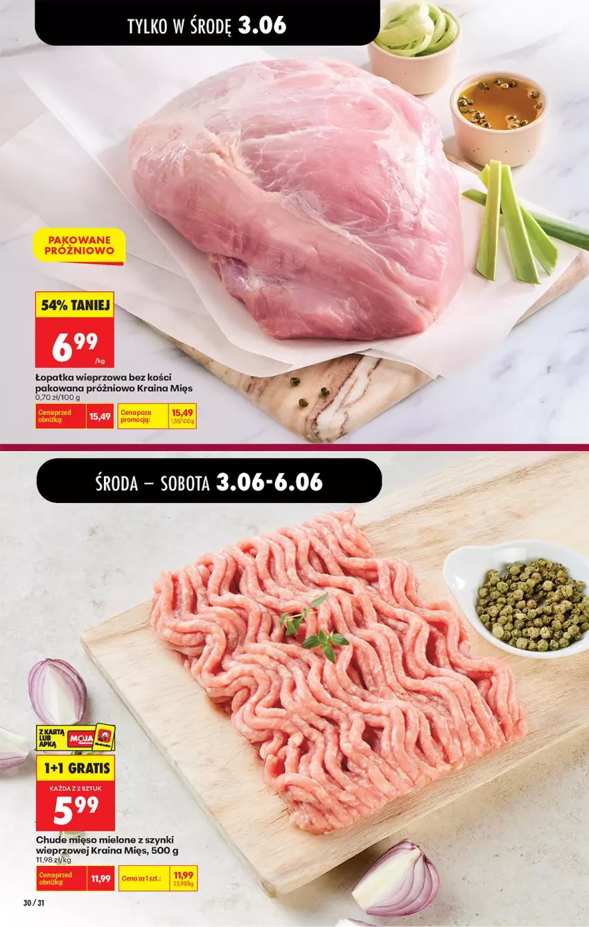 Gazetka promocyjna Biedronka - Od Środy - ważna 03.06 do 04.06.2026 - strona 32 - produkty: Mięso, Mięso mielone, Mięso mielone z szynki
