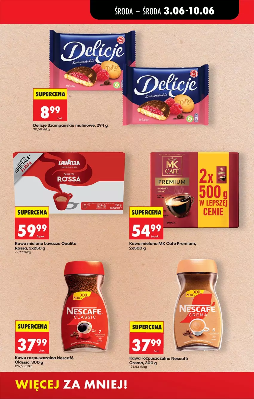 Gazetka promocyjna Biedronka - Od Środy - ważna 03.06 do 04.06.2026 - strona 43 - produkty: Delicje, Kawa, Kawa mielona, Kawa rozpuszczalna, Lavazza