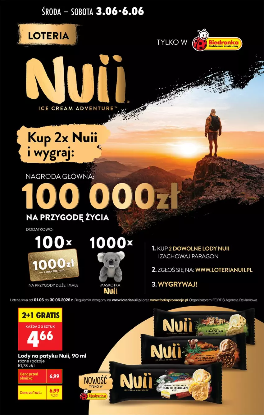 Gazetka promocyjna Biedronka - Od Środy - ważna 03.06 do 04.06.2026 - strona 53 - produkty: Gin, Gra, Gry, Lody