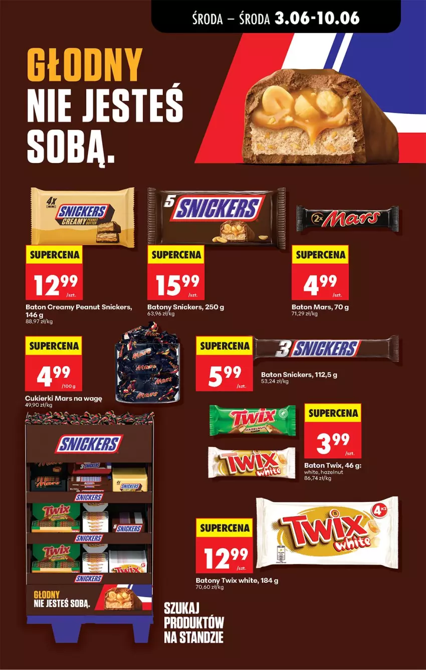 Gazetka promocyjna Biedronka - Od Środy - ważna 03.06 do 04.06.2026 - strona 57 - produkty: Baton, Cukier, Cukierki, Mars, Snickers, Twix