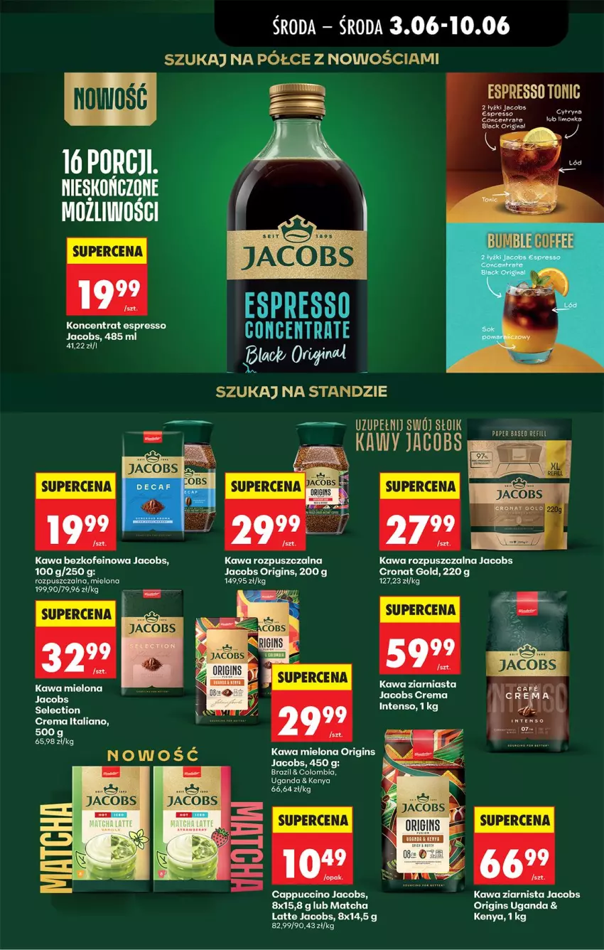 Gazetka promocyjna Biedronka - Od Środy - ważna 03.06 do 04.06.2026 - strona 59 - produkty: Cappuccino, Gin, Jacobs, Kawa, Kawa bezkofeinowa, Kawa mielona, Kawa rozpuszczalna, Kawa ziarnista, Lack, Limonka, Pizza