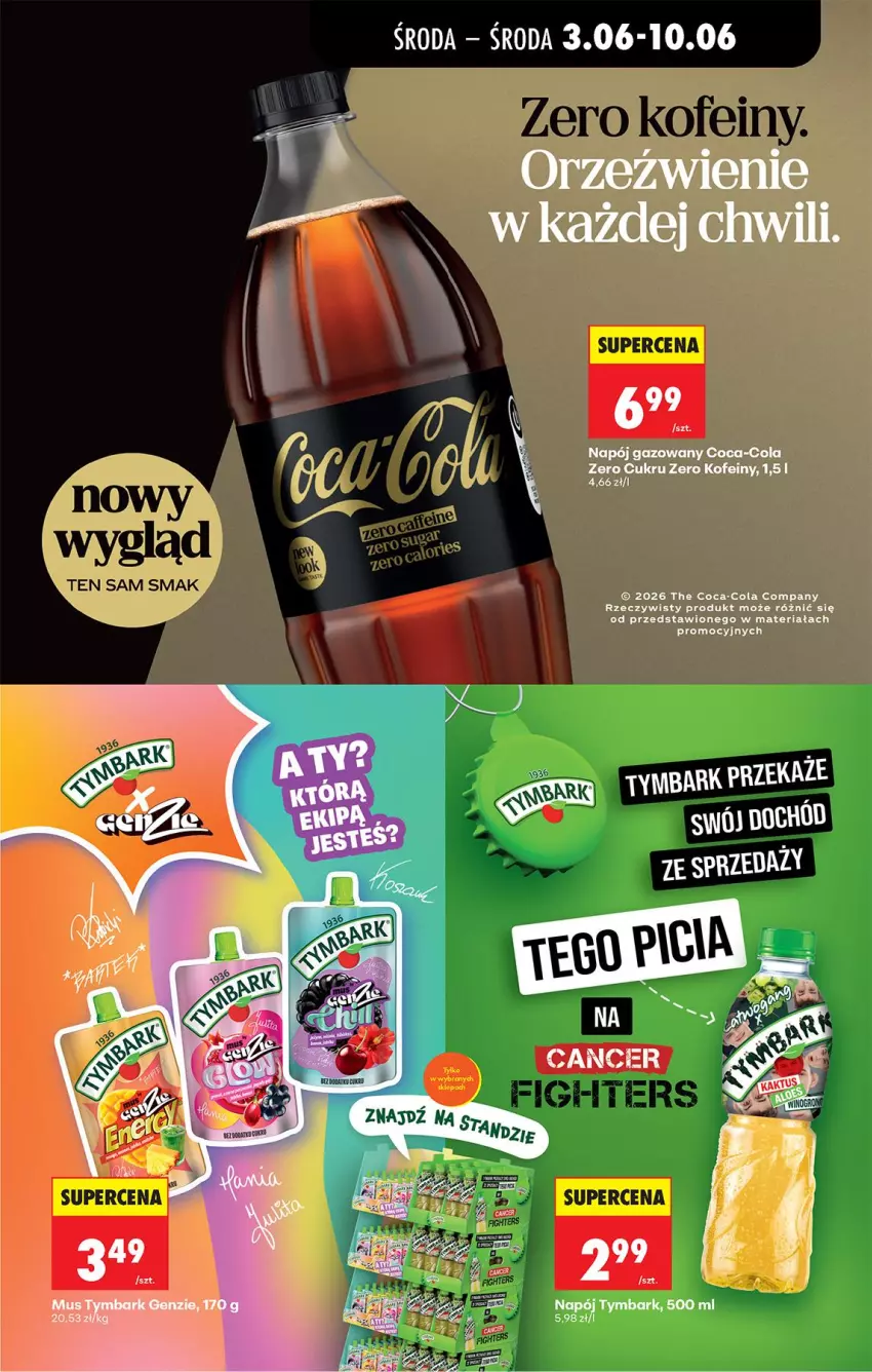 Gazetka promocyjna Biedronka - Od Środy - ważna 03.06 do 04.06.2026 - strona 61 - produkty: Coca-Cola, Napój, Napój gazowany, Tymbark