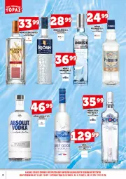 Gazetka promocyjna Topaz - Gazetka - Gazetka - ważna od 17.08 do 17.08.2025 - strona 4 - produkty: Absolut, Wódka, Stock