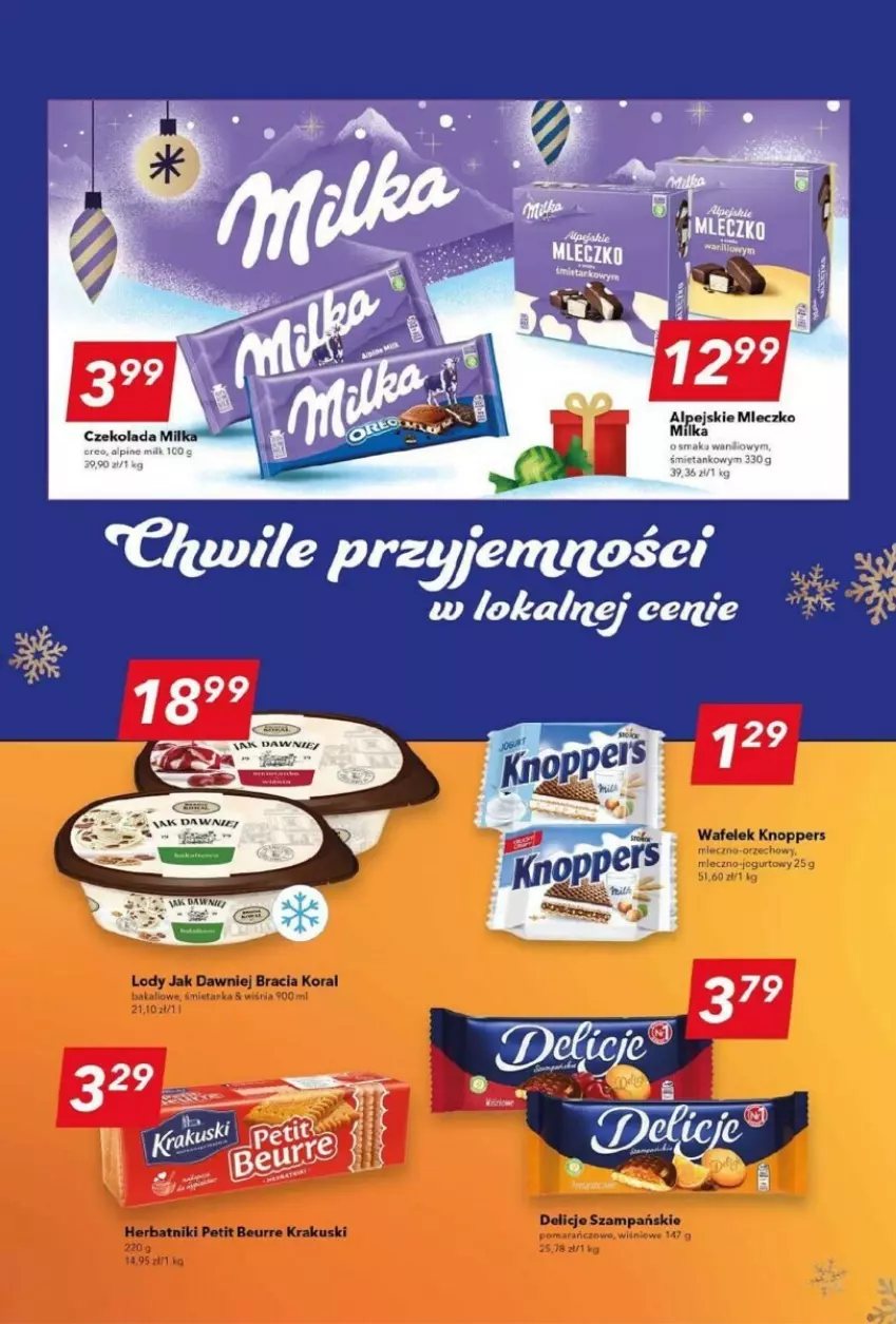 Gazetka promocyjna Lewiatan - ważna 14.12 do 24.12.2023 - strona 2 - produkty: Czekolada, Milka, Mleczko