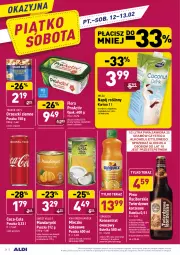 Gazetka promocyjna Aldi - ALE! CENA w ALDI - Gazetka - ważna od 13.02 do 13.02.2021 - strona 24 - produkty: Piwa, Piwo, Mandarynki, Sok, Gra, Orzeszki, Napój roślinny, Kawa, Coca-Cola, Tera, Mleczko, Napój gazowany, Tłuszcz roślinny, Flora, Orzeszki ziemne, Mango, Napój, Kokos