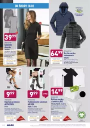 Gazetka promocyjna Aldi - ALE! CENA w ALDI - Gazetka - ważna od 13.02 do 13.02.2021 - strona 30 - produkty: Podkoszulek, Top, Ser, Por, Kurtka, Kawa, Kosz, Rajstopy, Serek, Wełna, Bielizna, Sukienka, Fa