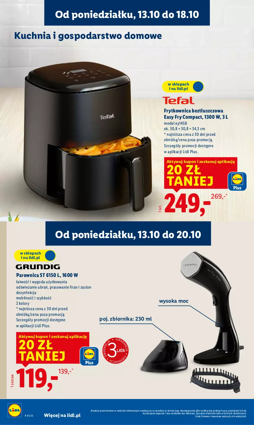 Gazetka promocyjna Lidl - GAZETKA - ważna 13.10 do 15.10.2025 - strona 16 - produkty: Dezynfekcja, Kuchnia, Mobil, Parownica, Sok