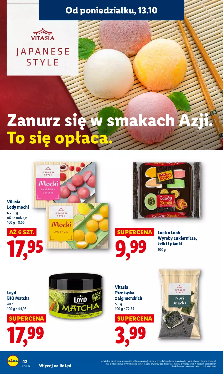 Gazetka promocyjna Lidl - GAZETKA - ważna 13.10 do 15.10.2025 - strona 42 - produkty: Cukier, LG, Lody, Loyd