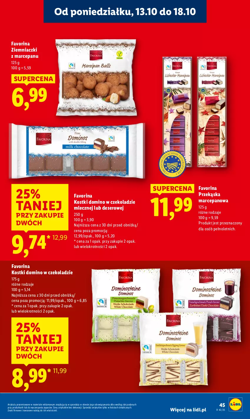 Gazetka promocyjna Lidl - GAZETKA - ważna 13.10 do 15.10.2025 - strona 45 - produkty: Deser, Fa, Ser