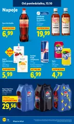 Gazetka promocyjna Lidl - GAZETKA - Gazetka - ważna od 15.10 do 15.10.2025 - strona 52 - produkty: Napój energetyczny, Red Bull, Coca-Cola, Napoje, Pepsi, Galaretka, Fanta, Gala, Napój, Fa
